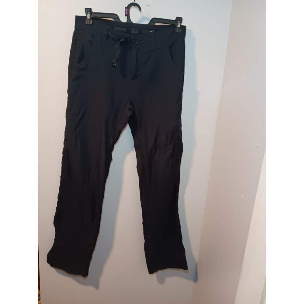 Prana Breathe Cargo Outdoor Hiking Trekking Black Pants Women's 31x32
